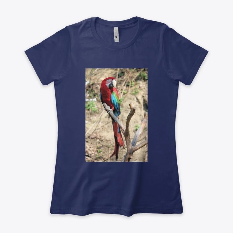 Red Parrot t-shirt