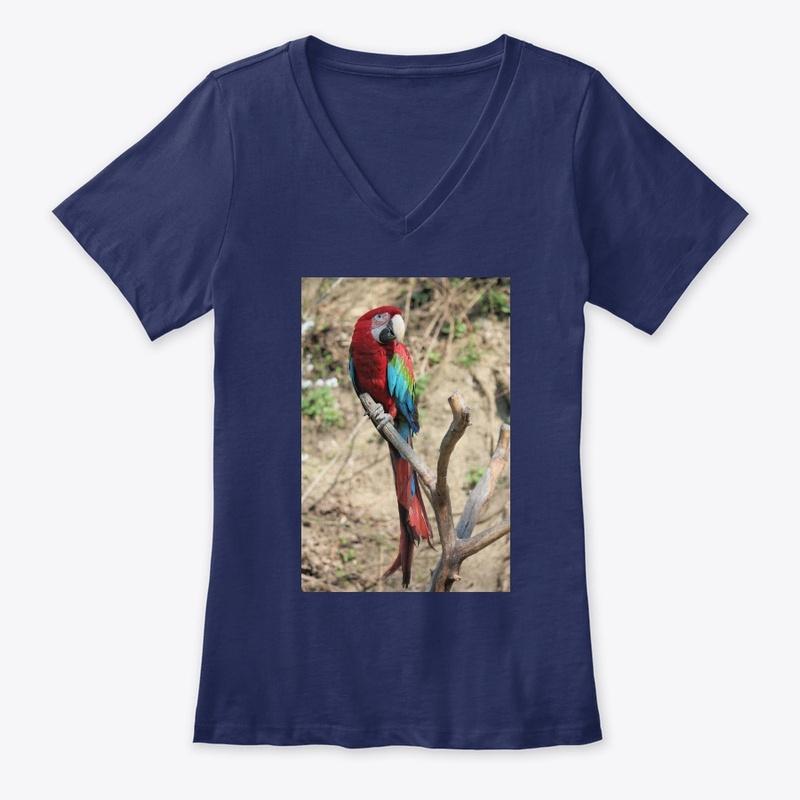 Red Parrot t-shirt