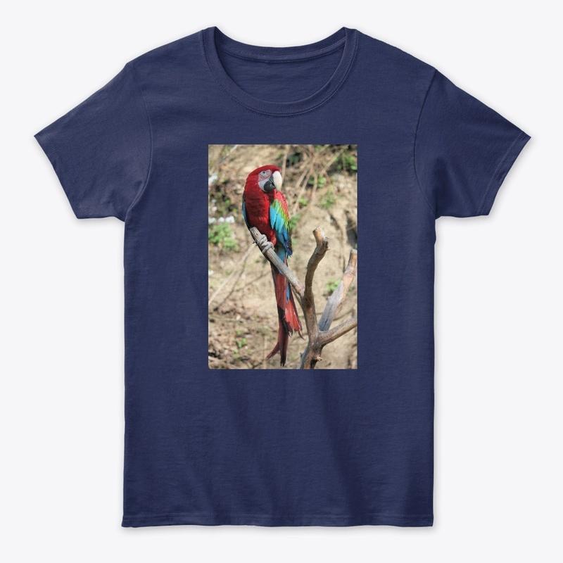 Red Parrot t-shirt