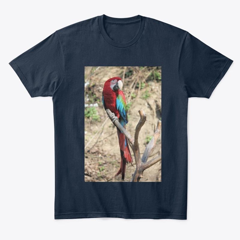 Red Parrot t-shirt