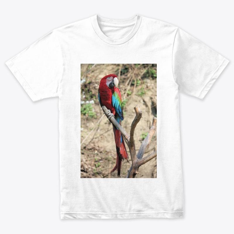 Red Parrot t-shirt