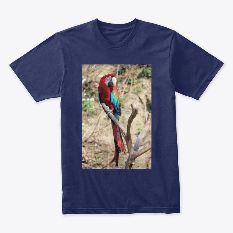 Red Parrot t-shirt